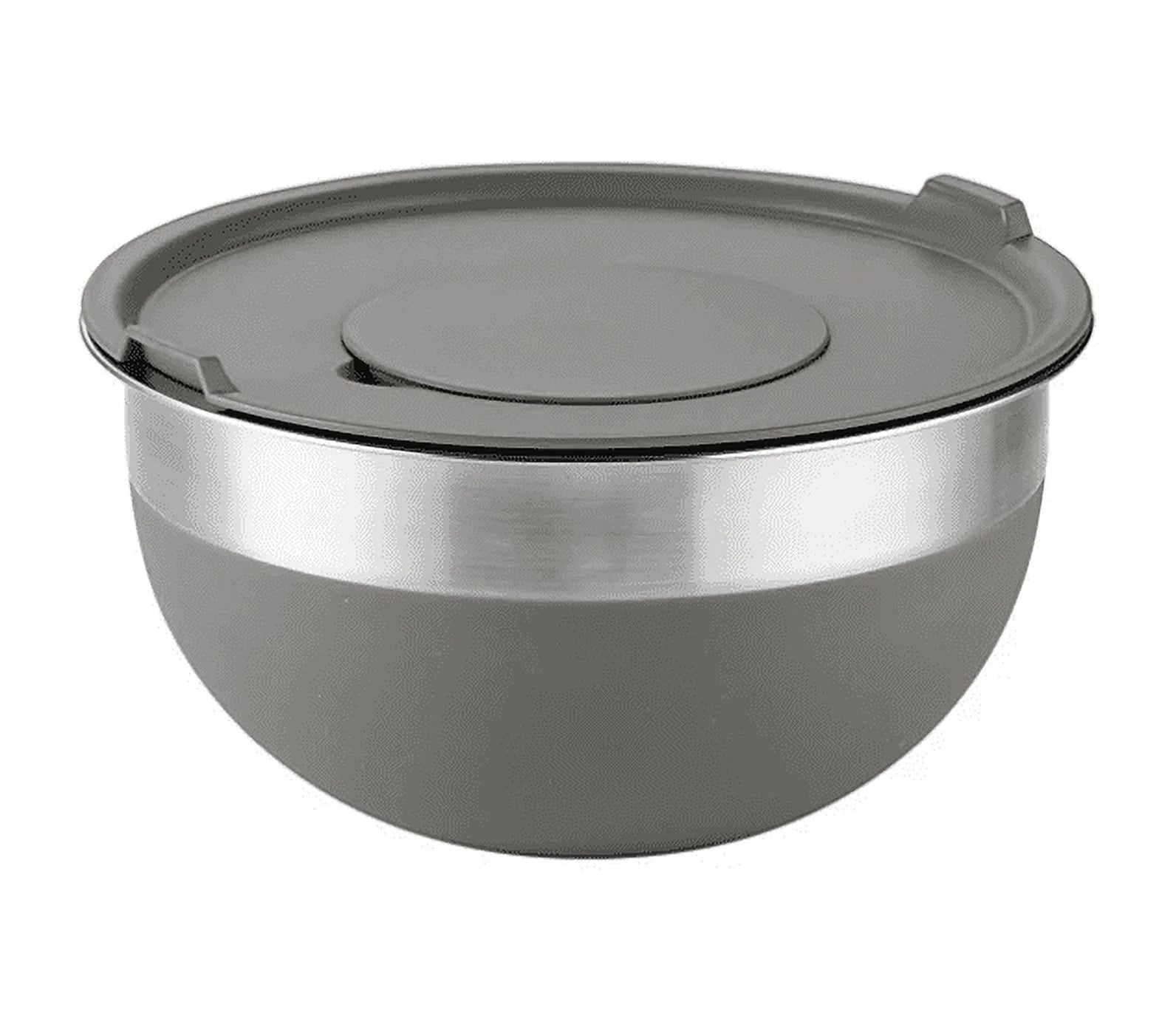10-Piece Stainless Steel Mixing Bowls, Charcoal V786067