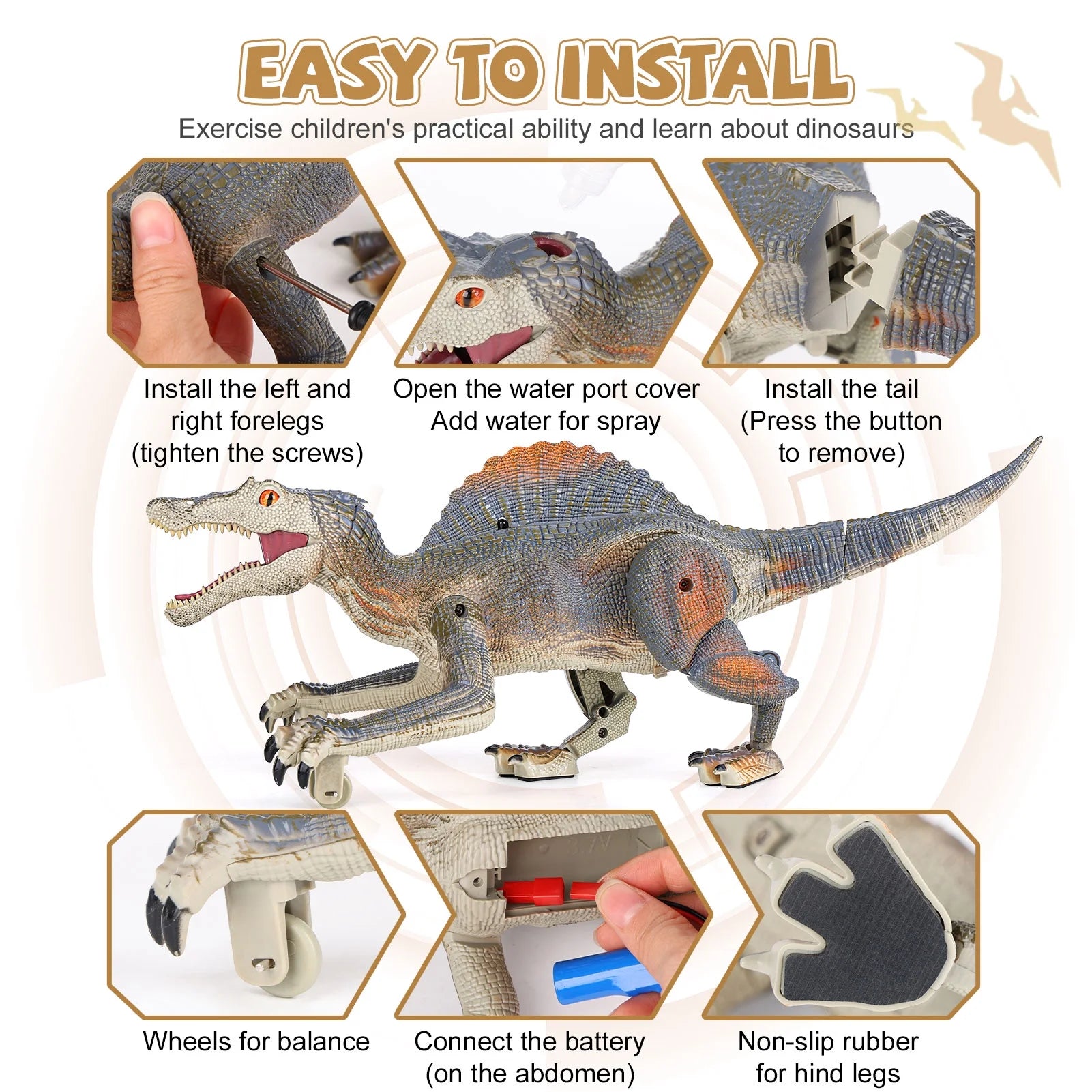 Remote Control Dinosaur Toys J426