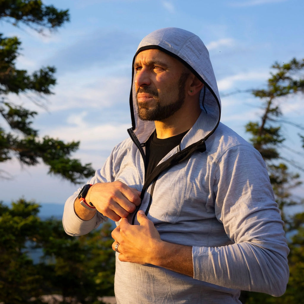 Wool 1/4 Zip Merino Sun Hoodie W69608