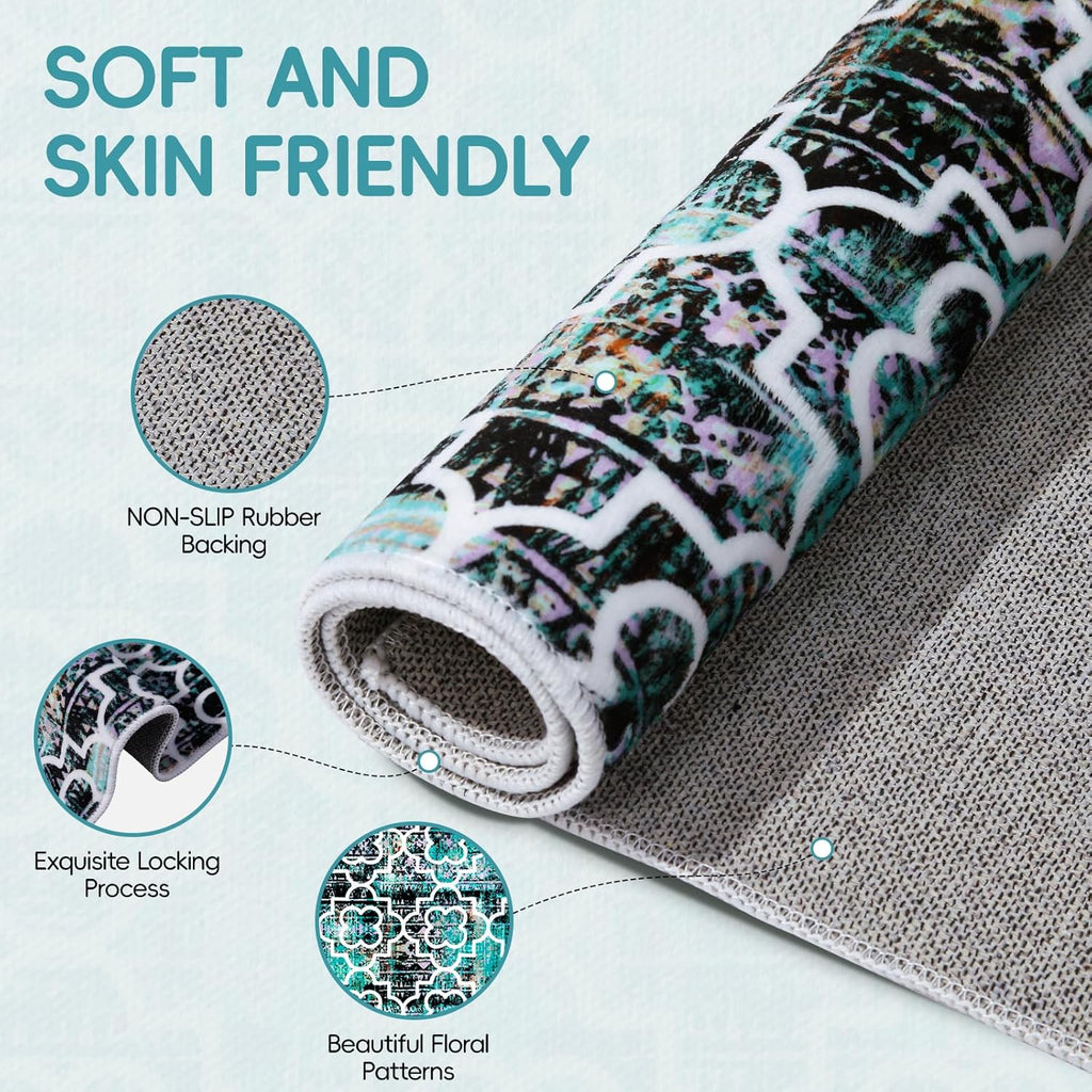 Washable Non-Slip Ultra-Soft 5x7 Area Rug T235891