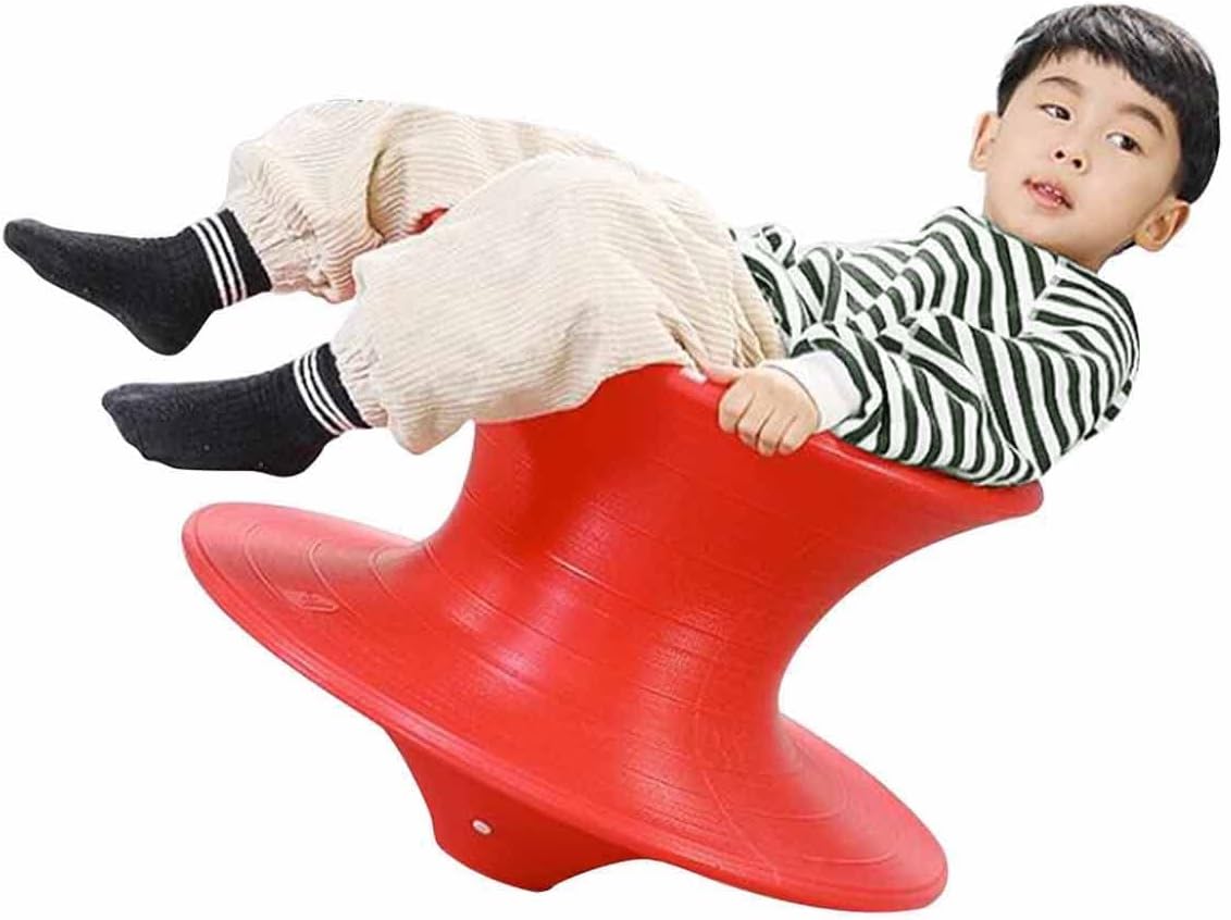 Red 360 Degree Rotation Gyro Swivel Chair H4417