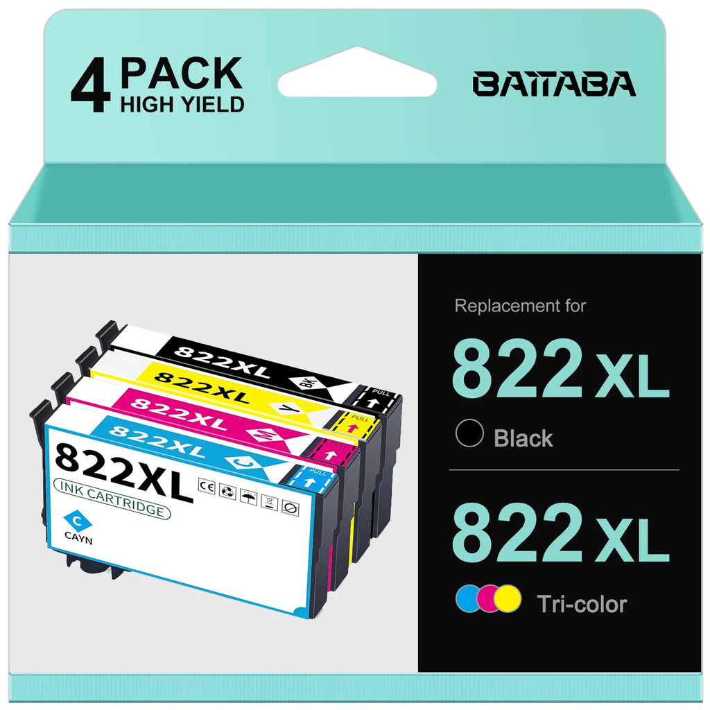 Black Cyan Yellow Magenta 4-Pack Ink Cartridge V661