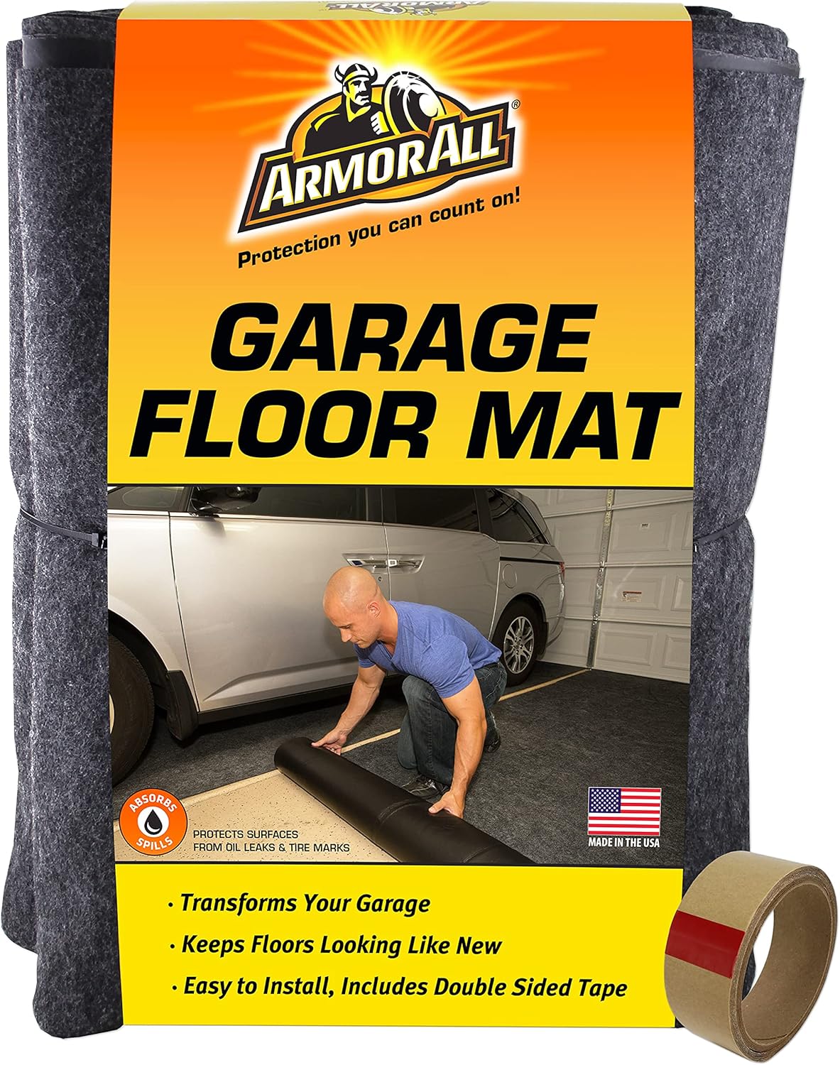 Charcoal XL Garage Floor Mat (22' x 8'10") F258