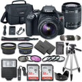 Canon EOS Rebel T6 DSLR Camera Bundle with 18-55mm Lens + 2pc 32GB Memory Cards + Accessory Kit C699742