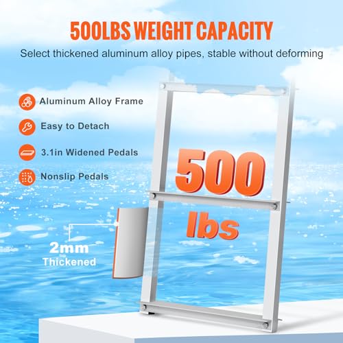 Aluminum Swim Ladder with Nonslip Design N301