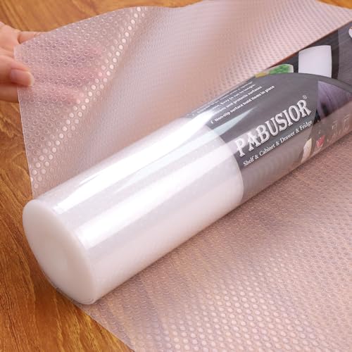 Clear Shelf Liners, 11 Inch Wide, Non-Adhesive Waterproof Drawer Liner, 11×120 Inch W765159