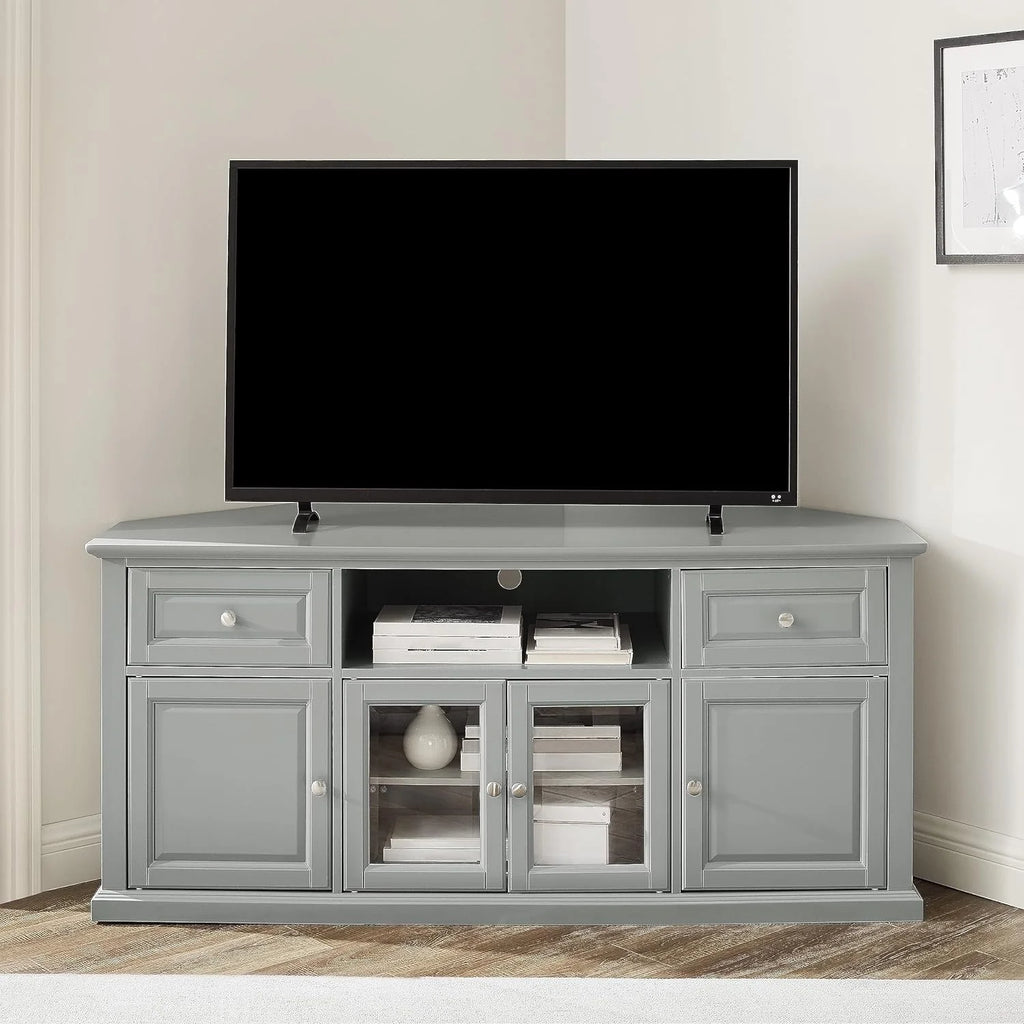 Gray Corner TV Stand N640249