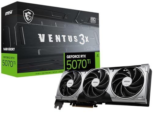RTX 5070 Ti 16G Ventus 3X OC Graphics Card 16GB GDDR7 256-bit W37258