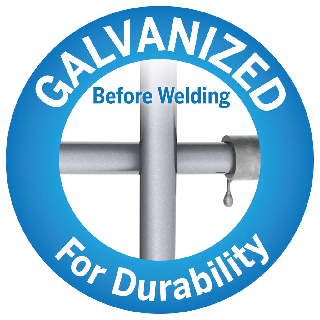 36in H x 50ft L Galvanized Steel Gray Welded Wire Fence P883474