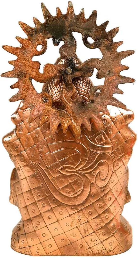 Lord Ganesha Statue Metal 15 Inch Bronze H766