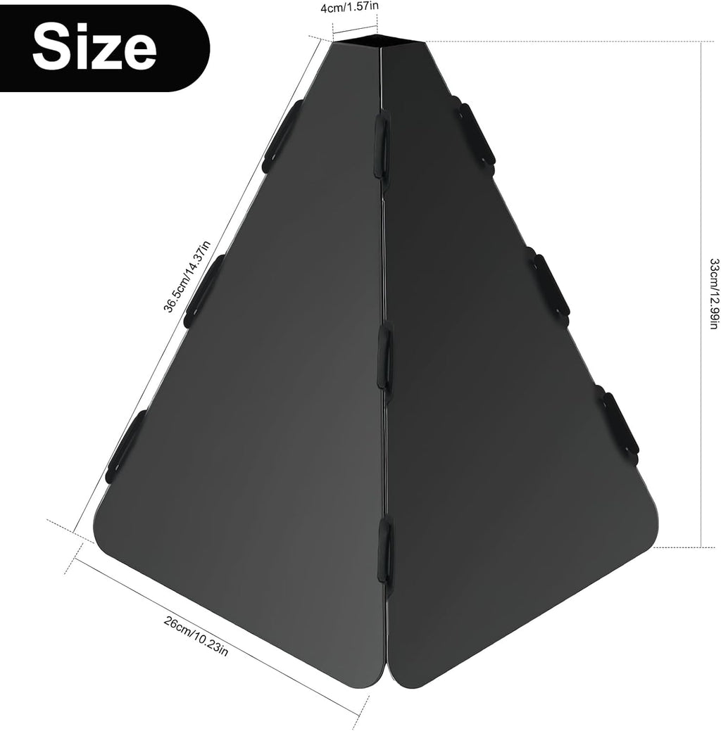 Black Squirrel Baffle for Bird Feeder Pole P208218