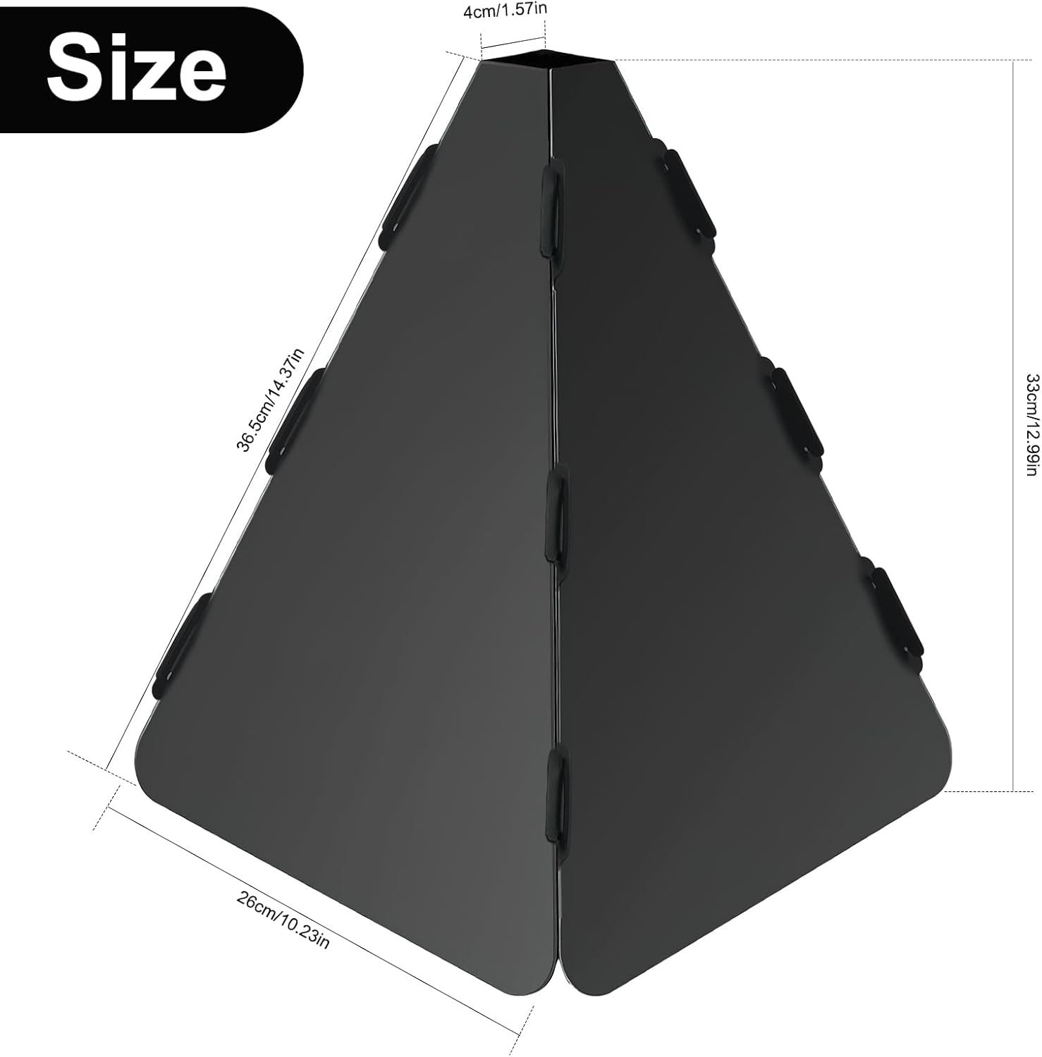 Black Squirrel Baffle for Bird Feeder Pole P208218