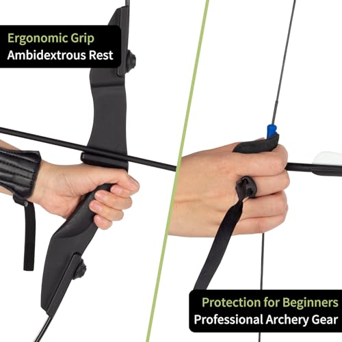 53" Takedown Ambidextrous Recurve Bow 20LBS 30LBS 40LBS Archery Set R6443