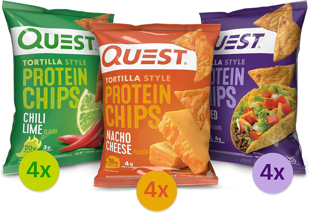 Protein Chips, Cheese Crackers & Peanut Butter Cups Variety Bundle (36 Count) X441