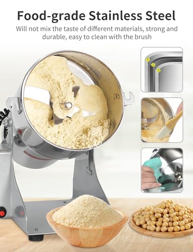 304 Stainless Steel Electric Grain Grinder Mill B49033