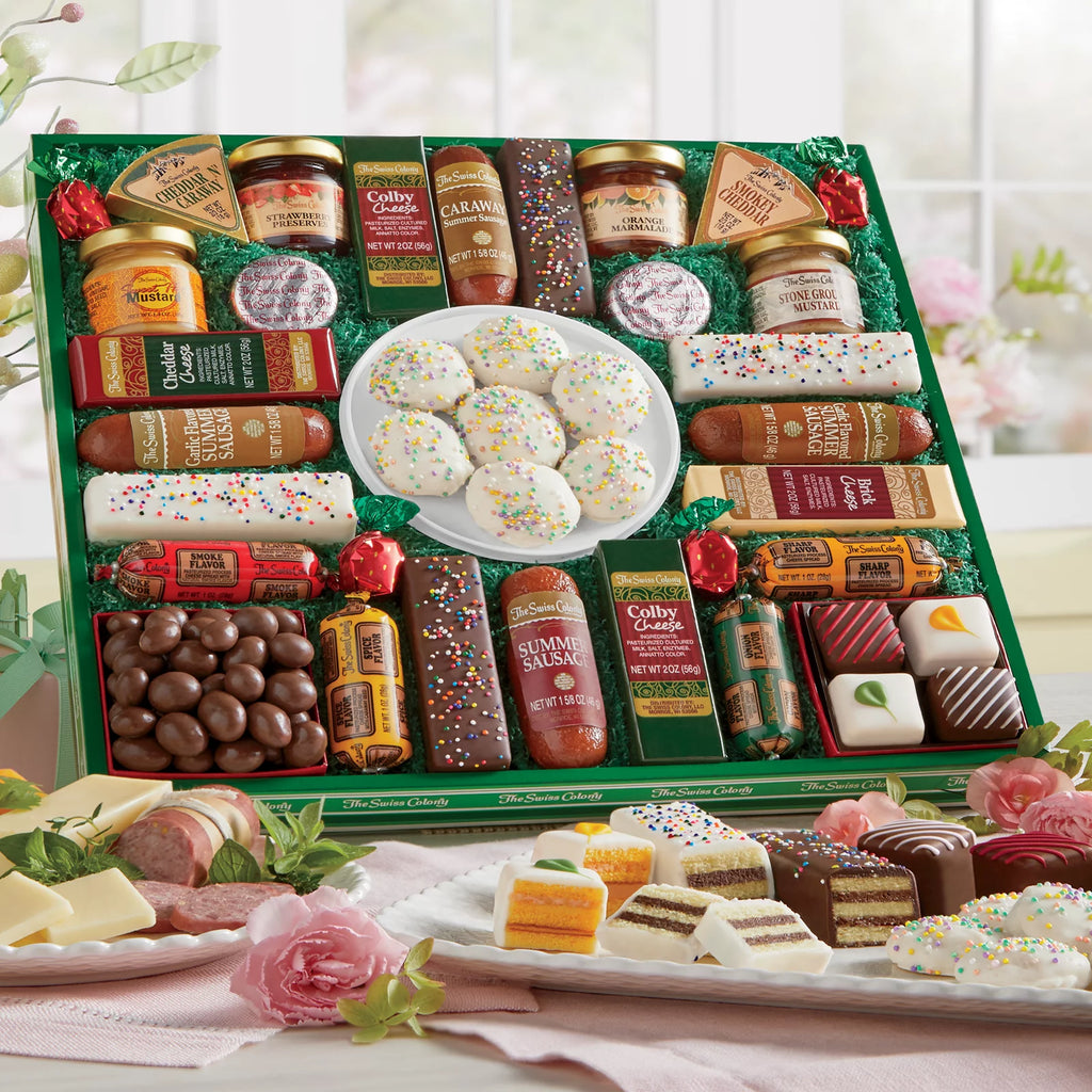 27 Favorites Assorted Chocolates, Sausage Meats, Cheese Blocks, and Spreadables H64410