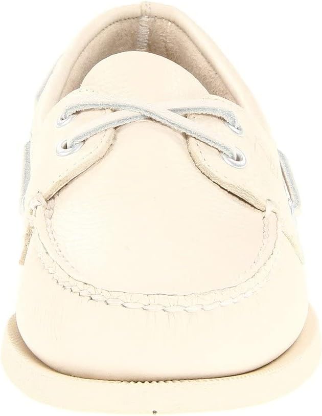 White 2-Eye Boat Shoe L519