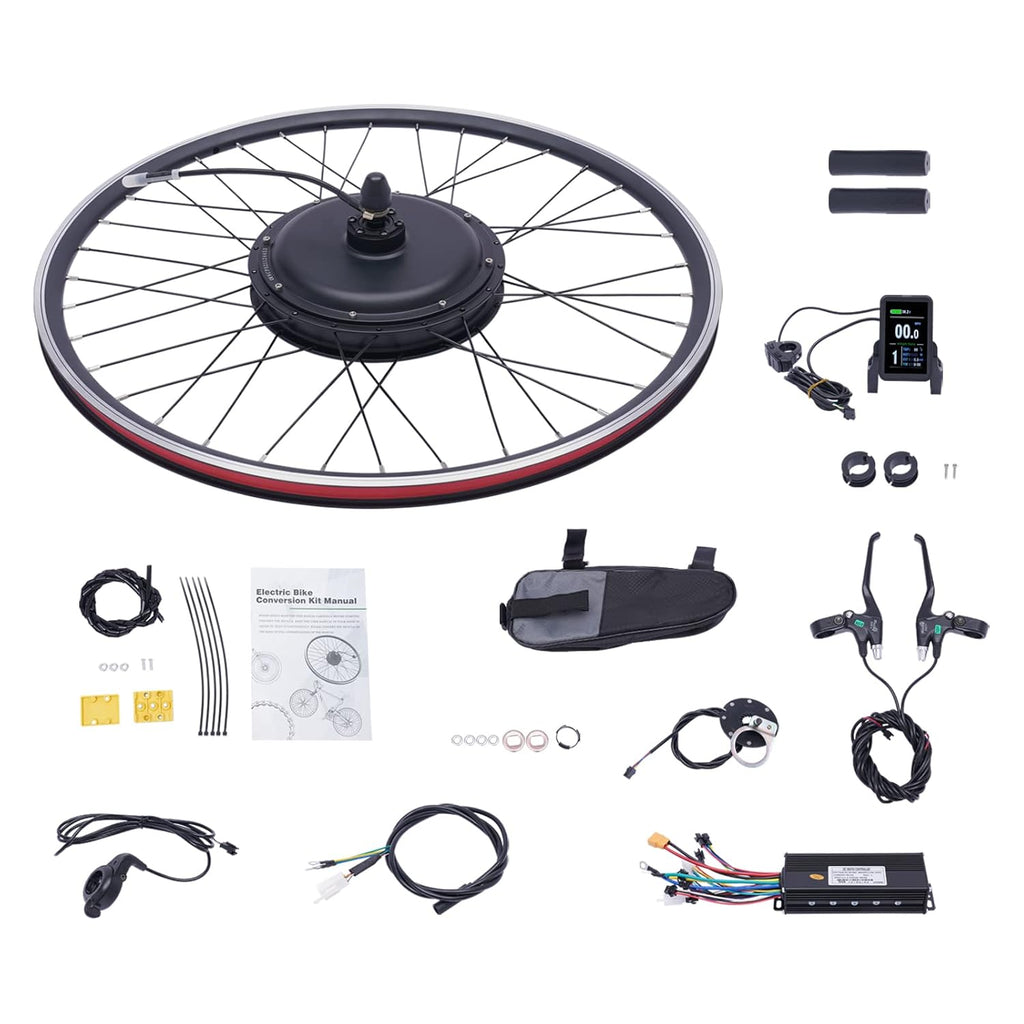 48V 1000W Electric Bicycle Front Hub Motor Conversion Kit K476511