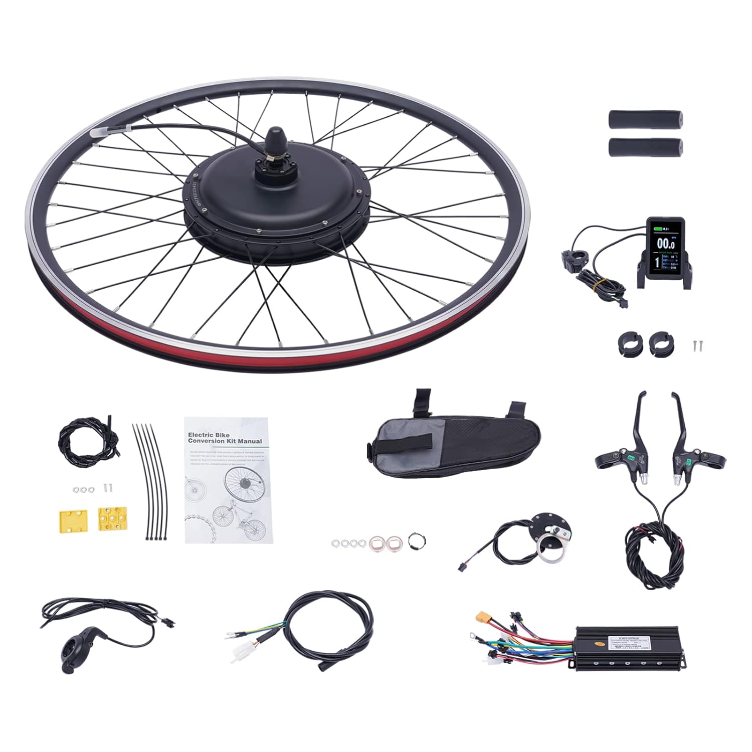 48V 1000W Electric Bicycle Front Hub Motor Conversion Kit K476511