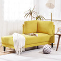 Yellow Chaise Lounge Chairs with Arms X551644