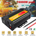 16000W Peak Pure Sine Wave Power Inverter DC 12V to AC 110/120V A37803