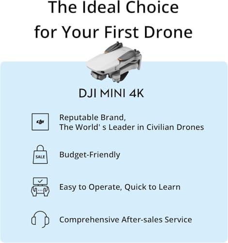 Mini 4K Drone Quadcopter with Camera, Under 249 g, 3-Axis Gimbal Stabilization, 10km Video Transmission, 31-Min Flight Bundle L976884