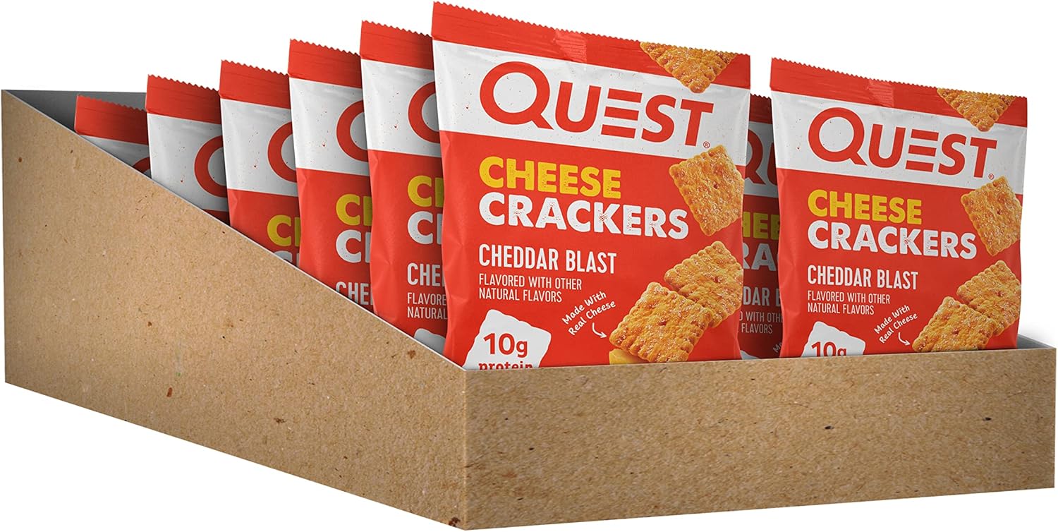 Protein Chips, Cheese Crackers & Peanut Butter Cups Variety Bundle (36 Count) X441