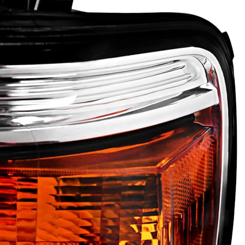 Black Housing Clear Lens Halo Projector Headlights H4595