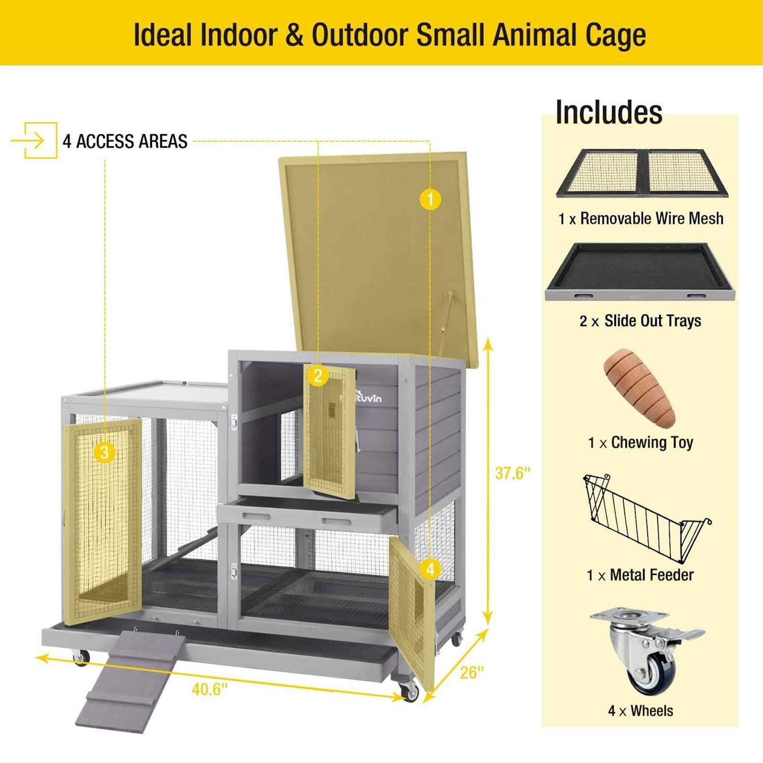 Indoor Outdoor Rabbit Animals Pet Supplies D80461