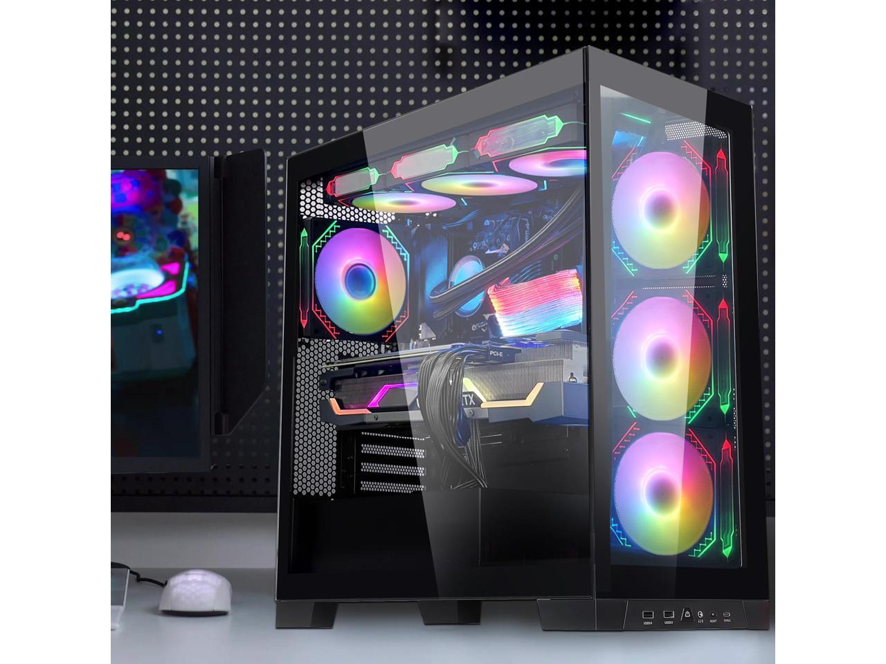 AMD Ryzen 7 5700X 3.4 GHz RTX 4060 8G 32GB DDR4 3200 MHz 1TB M.2 +2TB SATA SSD Gaming Desktop U3475