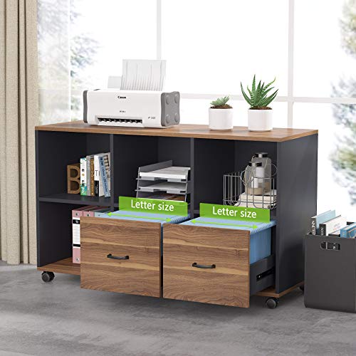 63 inches L-Shaped Computer Desk with File Cabinet and Drawers D630