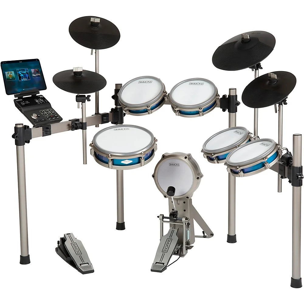 Electronic Drum Kit With Mesh Pads and Bluetooth N440831