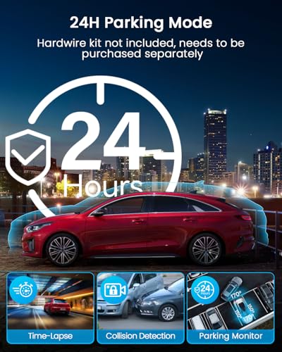 4 Channel Dash Cam 360° View 1080P with 128GB SD Card S746