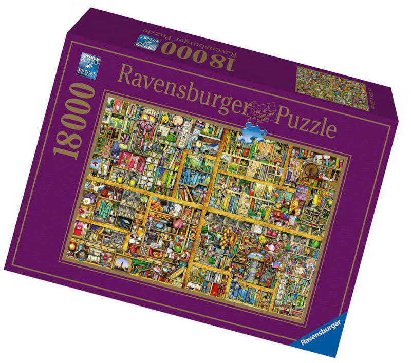 Magical Bookcase Puzzle V5490