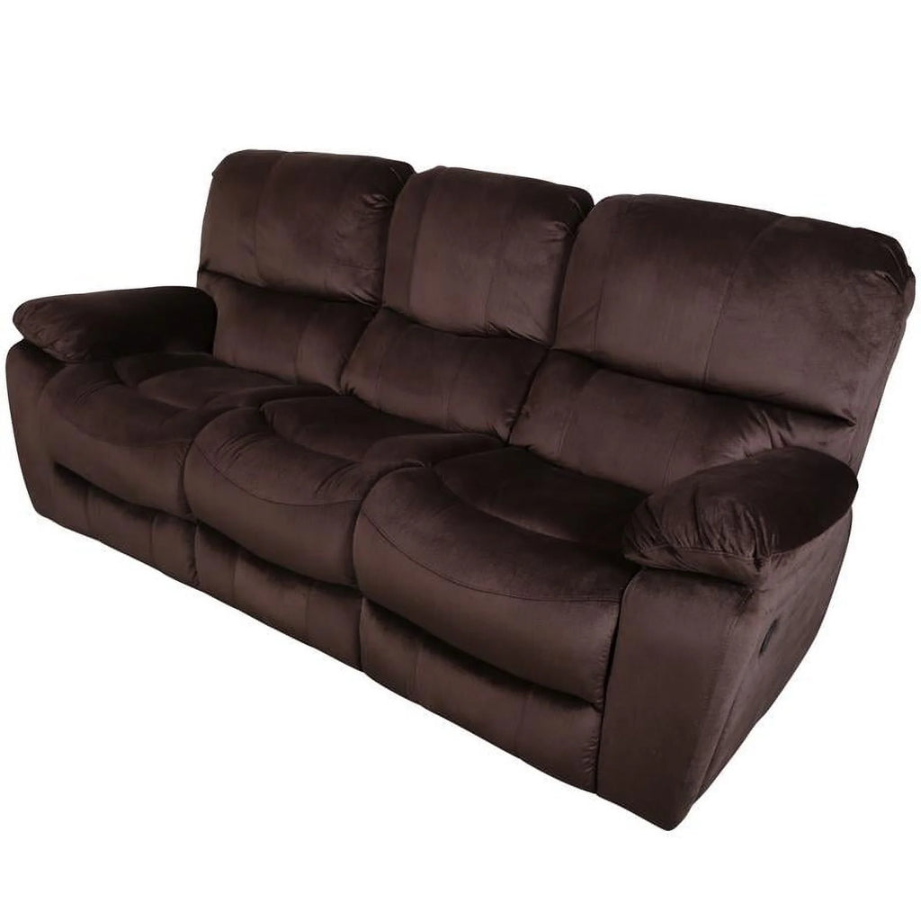 Chocolate Reclining Sofa P1919