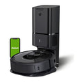Black Robot Vacuum with Automatic Dirt Disposal G620086