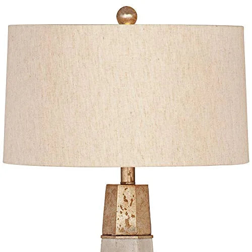 Beige Cement Stone Table Lamp I1200
