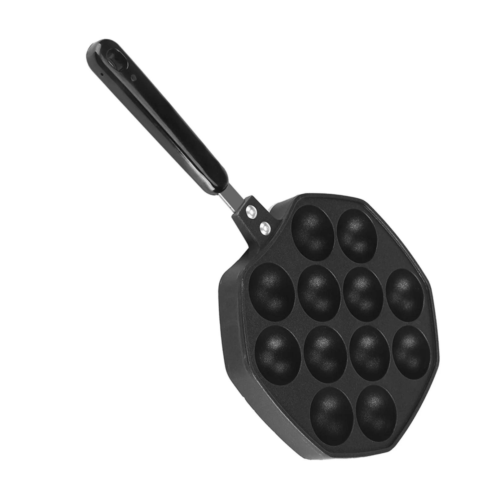 Black Non Stick Aluminum Aebleskiver Pan N581