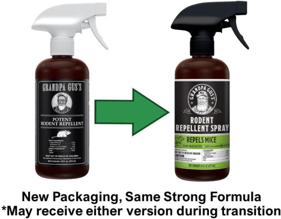 16 fl oz Peppermint & Cinnamon Oil Rodent Repellent Spray H656