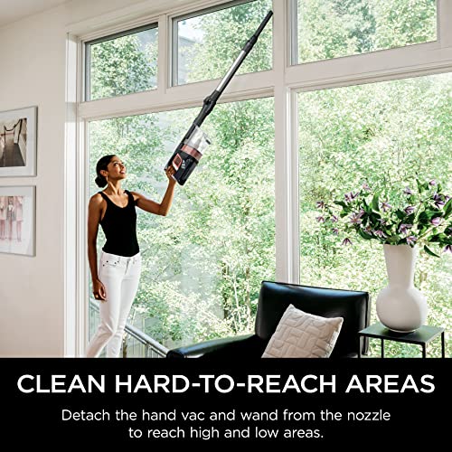 Cordless Stick Vacuum with DuoClean PowerFins, MultiFLEX, 120-min Runtime, Double Battery, Rosewood, Red F87633