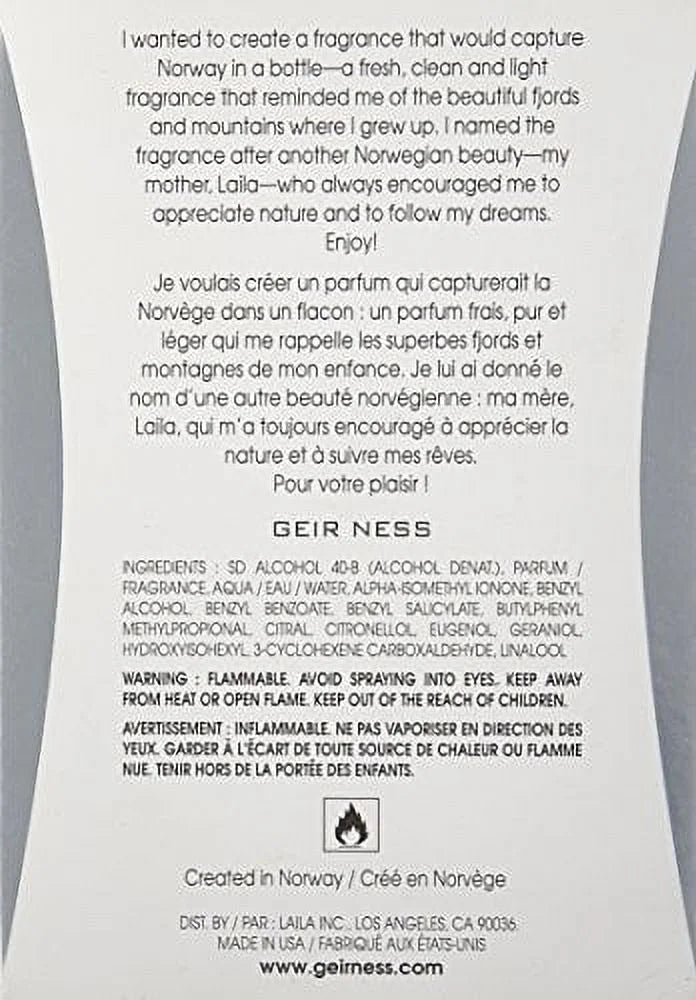 Laila Eau de Parfum Spray 1.7 oz Y237