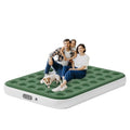 Queen Size Gray Inflatable Air Mattress with Pump Z394