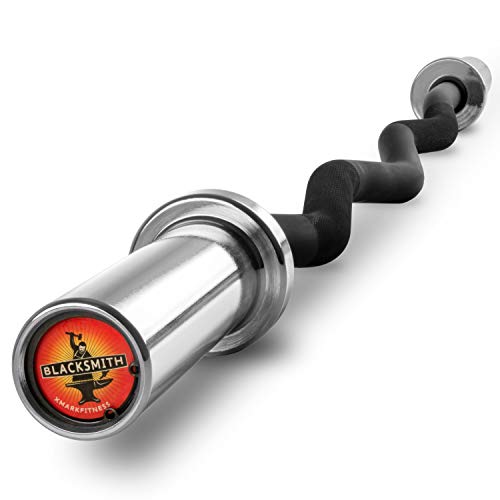 Black Manganese Rubber Coated Olympic Weight Set with EZ Curl Bar B6824