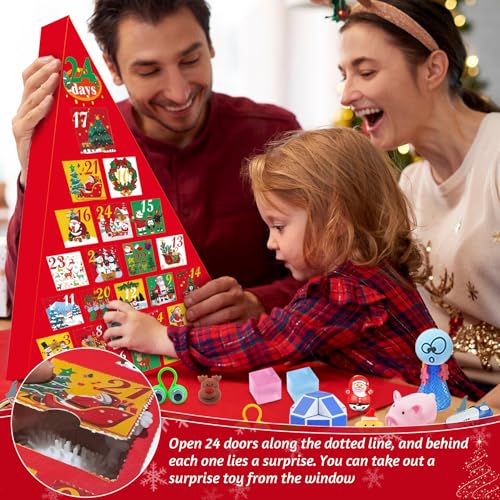 Fidget Advent Calendars 24 Days of Surprises Fidget Toys R5794
