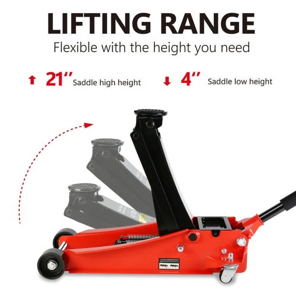 4 Ton Low Profile Steel Floor Jack J771014