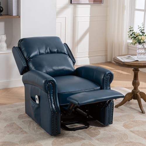 Red Brown Upholstered Swivel Glider Reclining Sofa Chair F9306