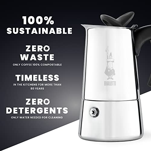 Stainless Steel Stovetop Coffee Maker, 4 Cups S7833