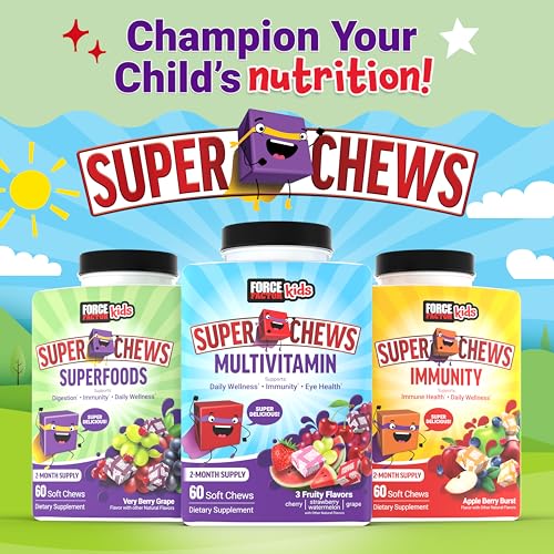 60 Soft Chews Kids Multivitamin T543