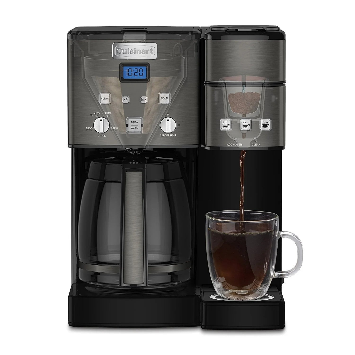 12 Cup Coffeemaker and Single-Serve Brewer E651