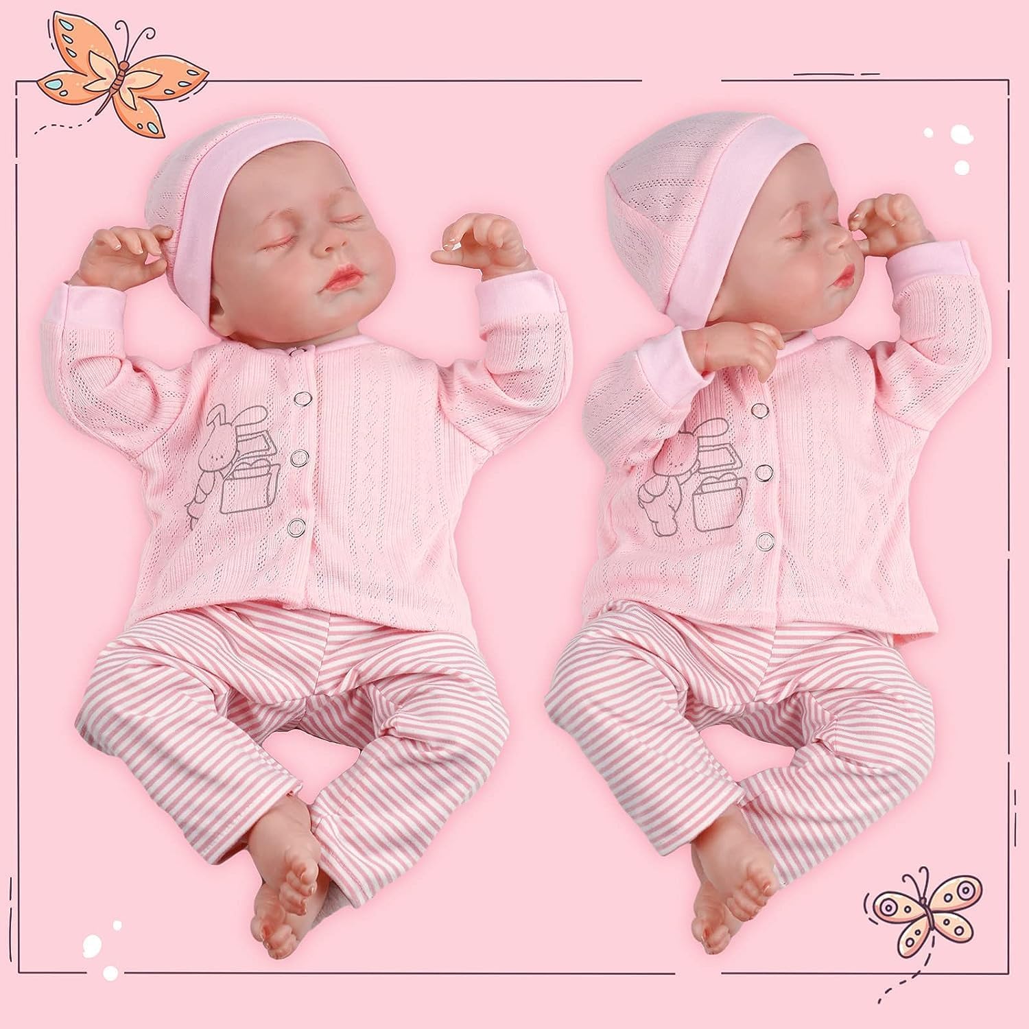 18 Inch Soft Body Realistic Reborn Baby Doll R974